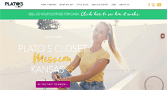 Desktop Screenshot of platosclosetmission.com